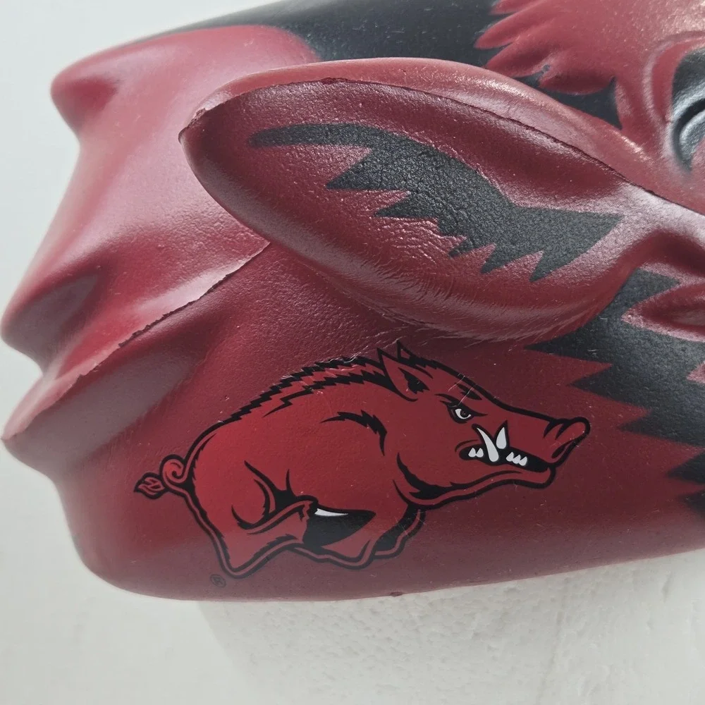 Vtg Arkansas Razorbacks FOAMHEADS Foam Hog Head Hat Woo Pig Sooie Fan Gear HTF!‎